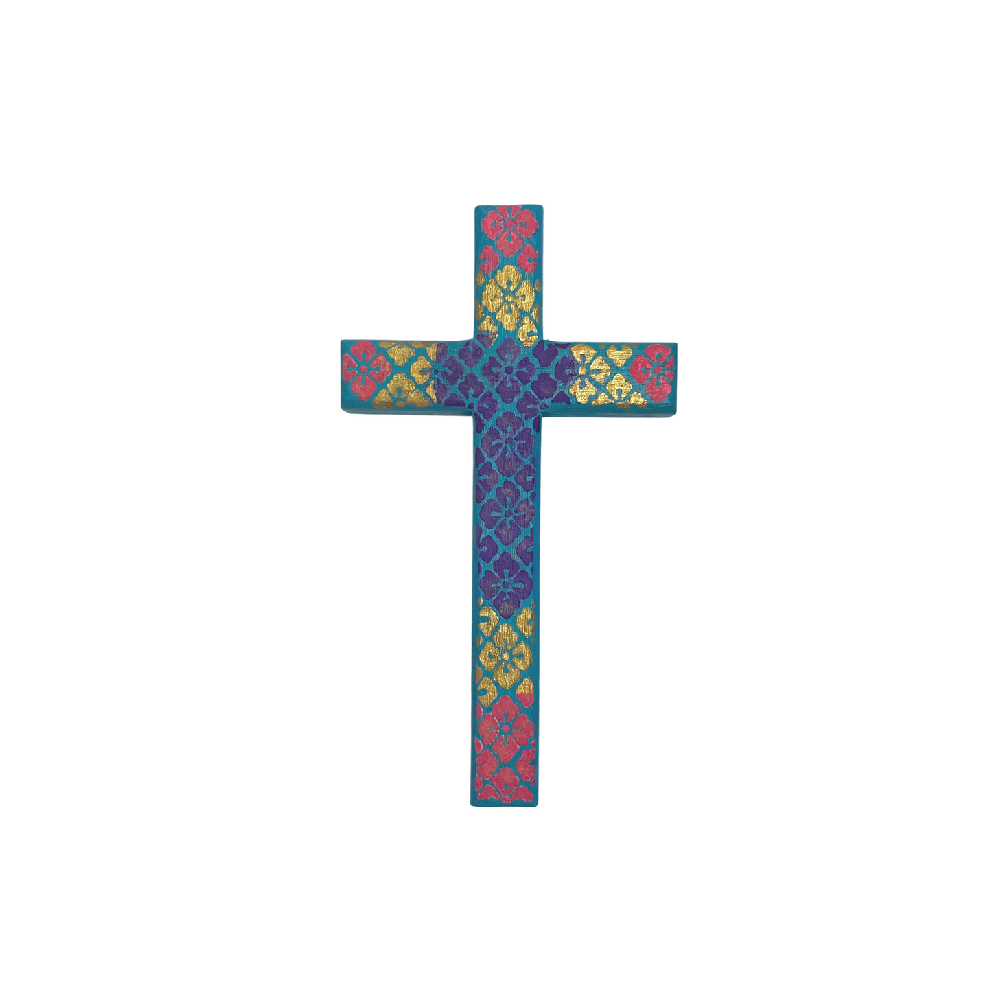 Hand Painted Wood Cross