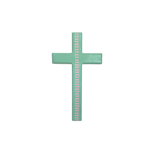 Hand Painted Wood Cross