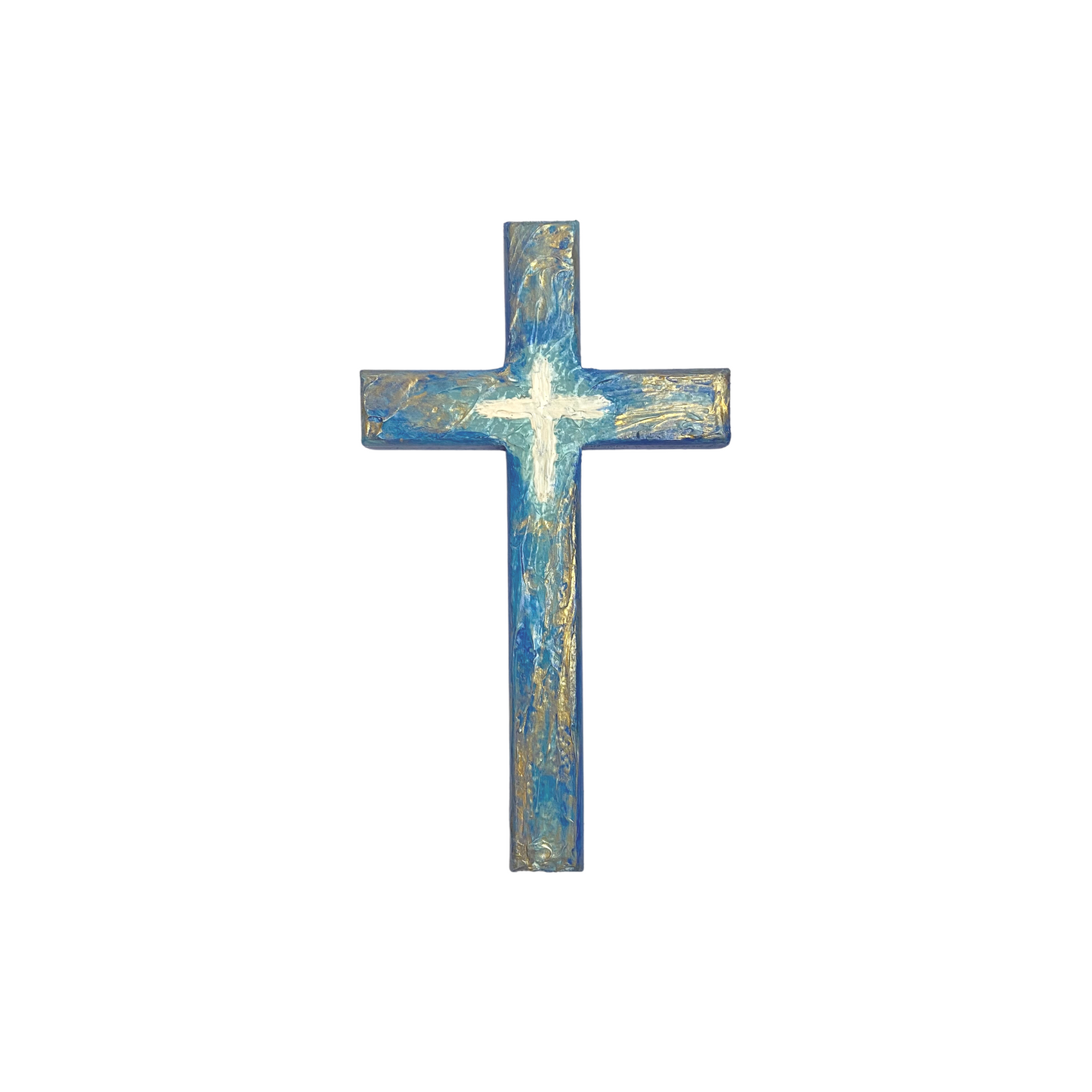 Hand Painted Wood Cross