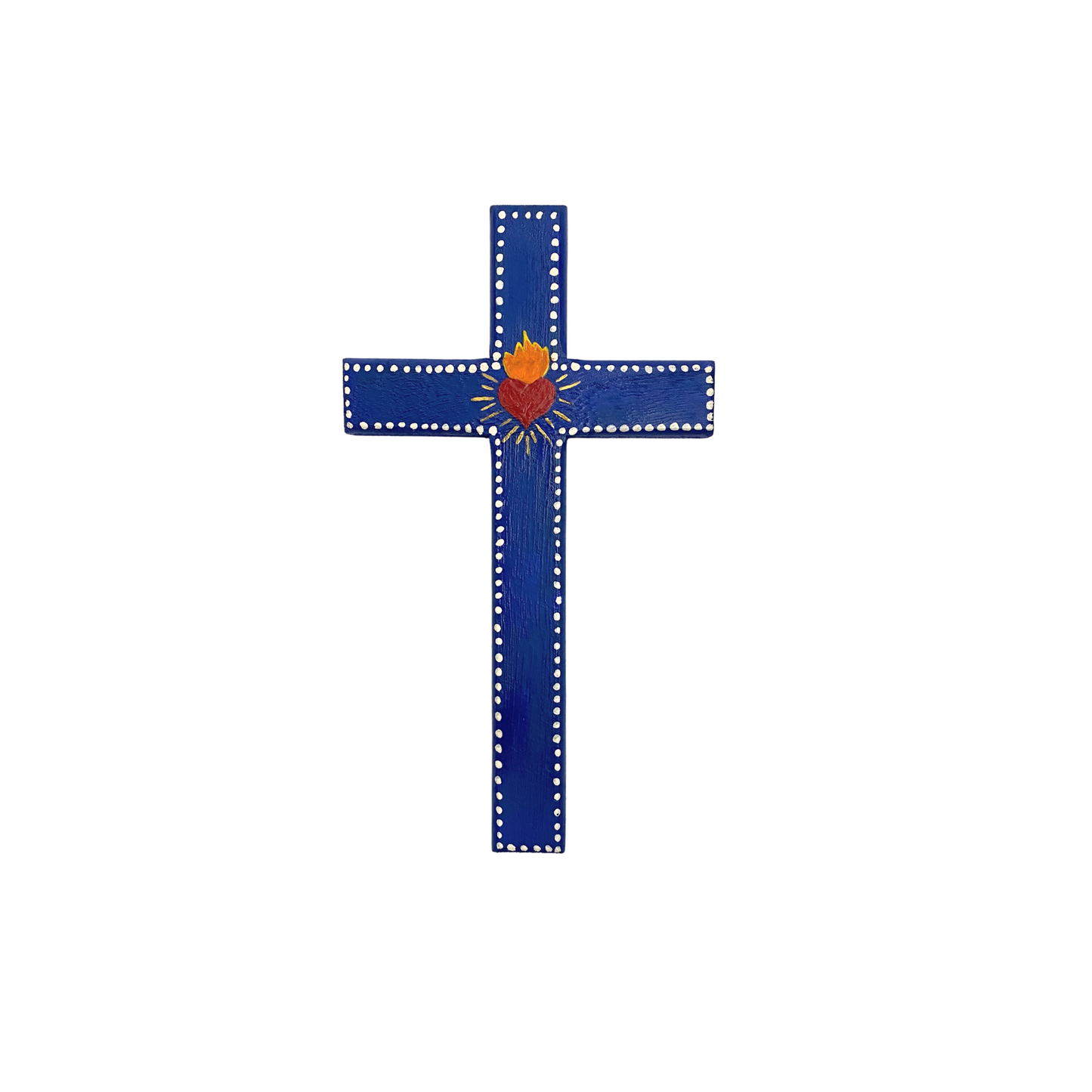 Hand Painted Wood Cross