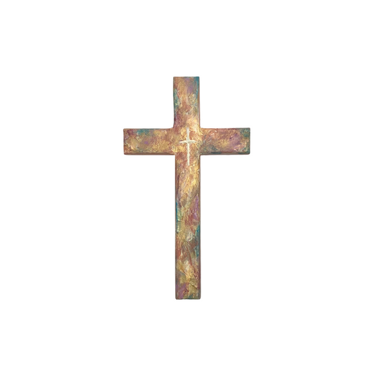 Hand Painted Wood Cross