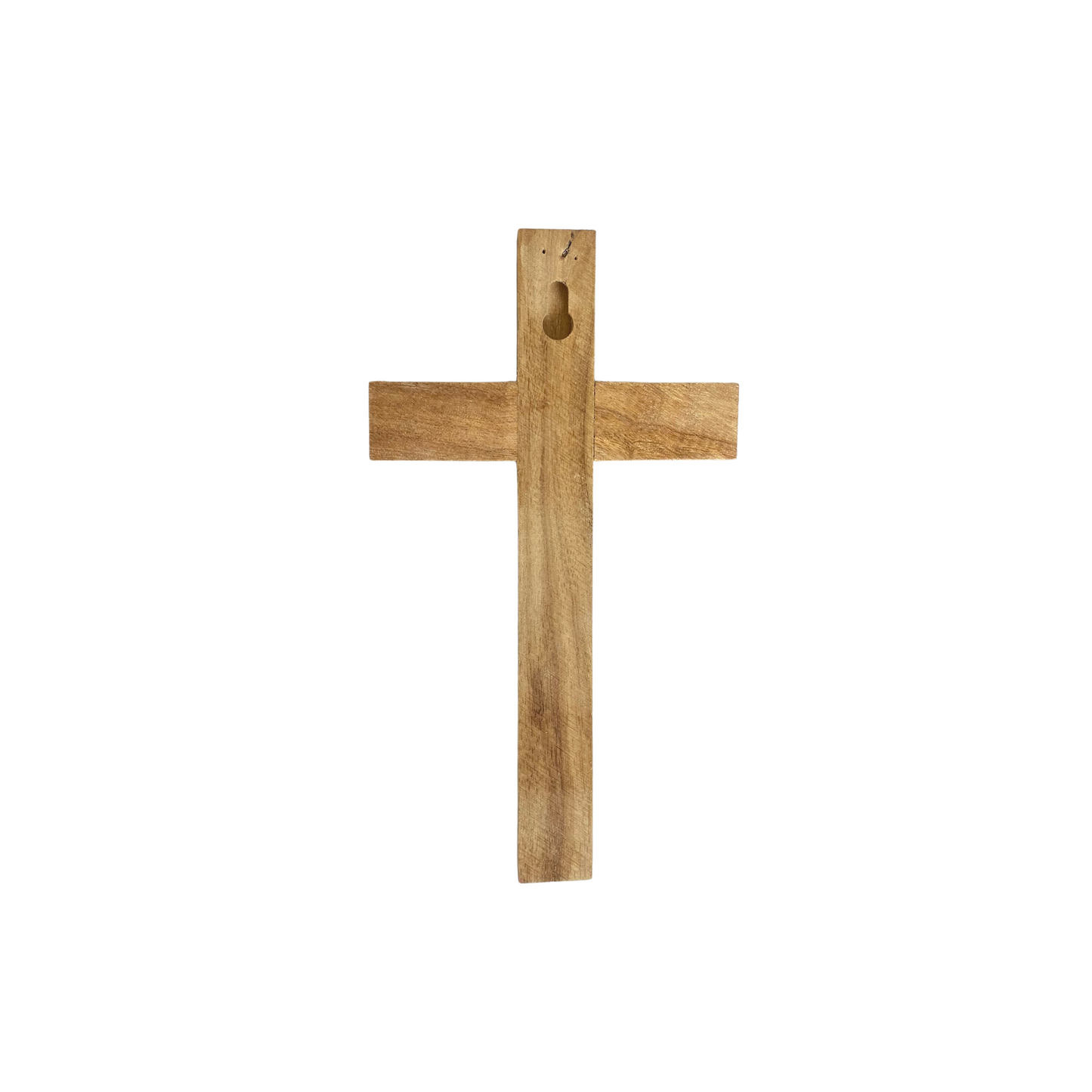 Hand Painted Wood Crucifix