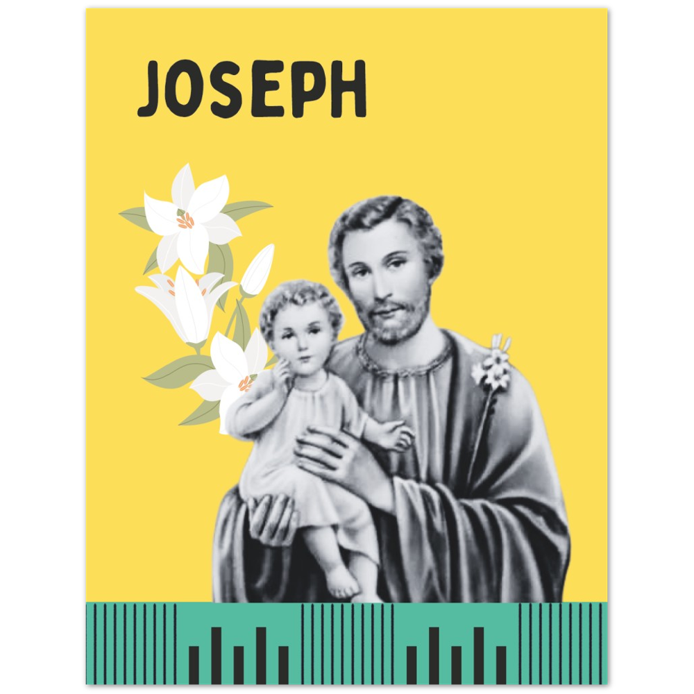 Pop Art Style Portrait of Joseph