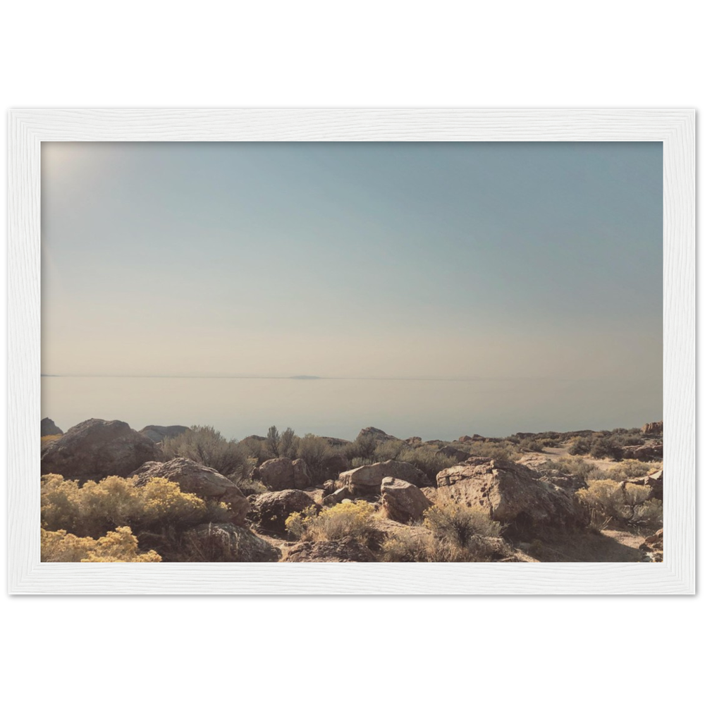 The Great Salt Lake, Utah Landscape Framed Photo Print 2/2