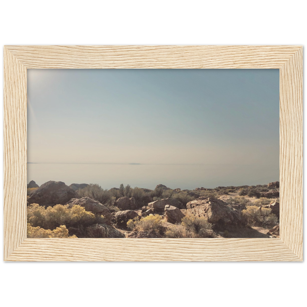 The Great Salt Lake, Utah Landscape Framed Photo Print 2/2