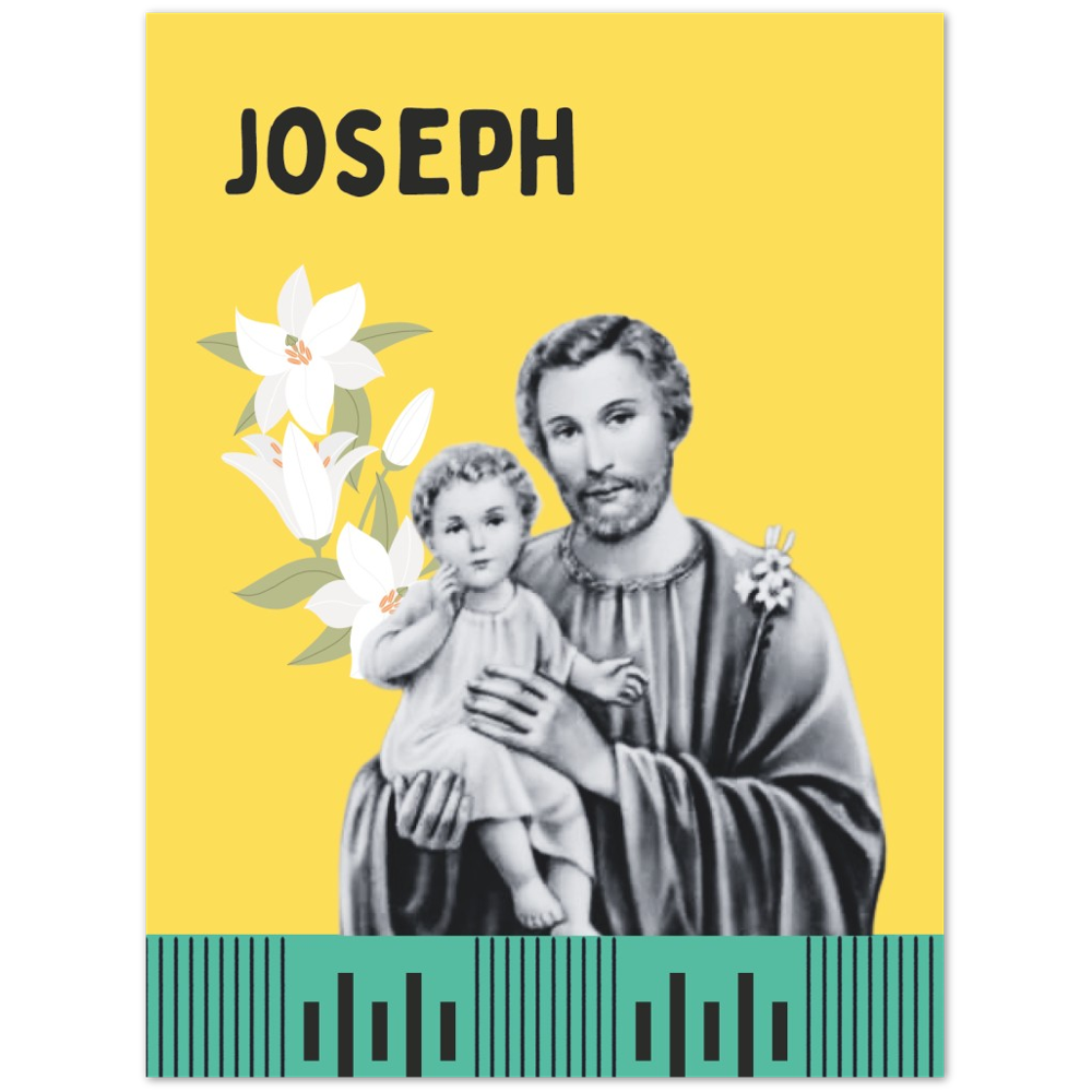 Pop Art Style Portrait of Joseph