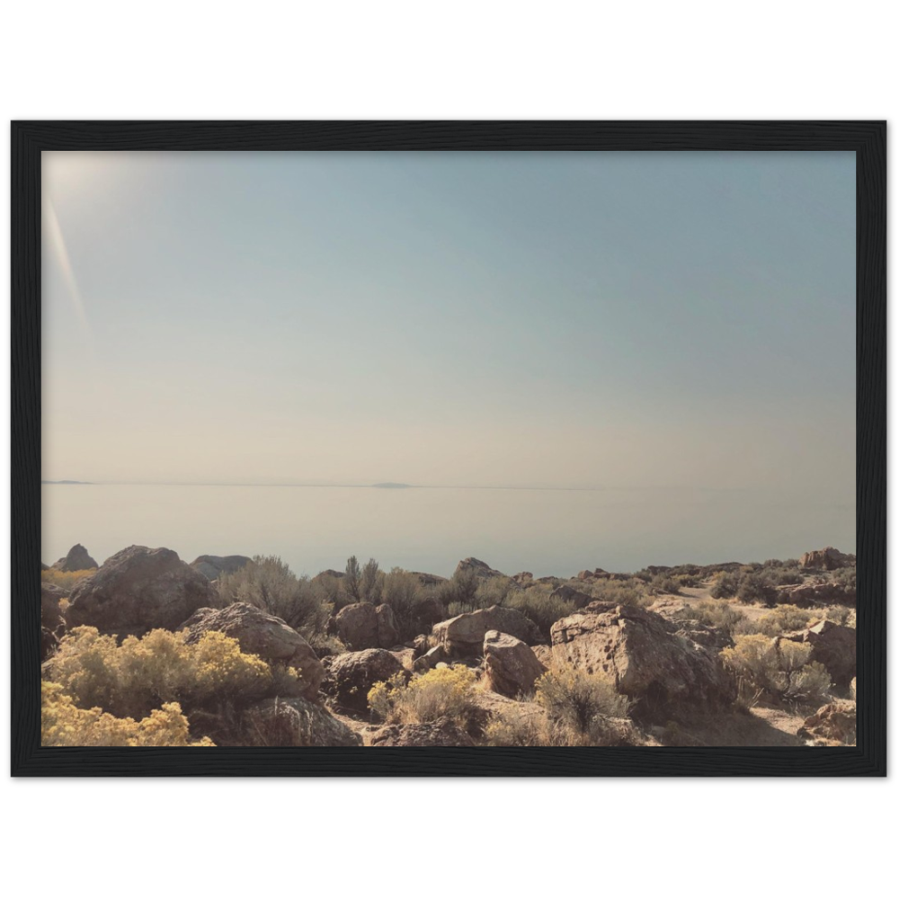 The Great Salt Lake, Utah Landscape Framed Photo Print 2/2