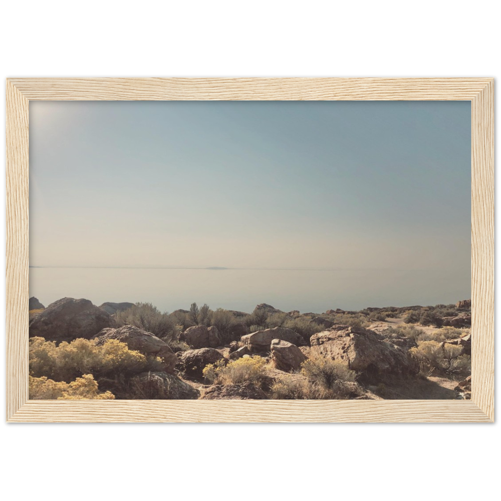 The Great Salt Lake, Utah Landscape Framed Photo Print 2/2