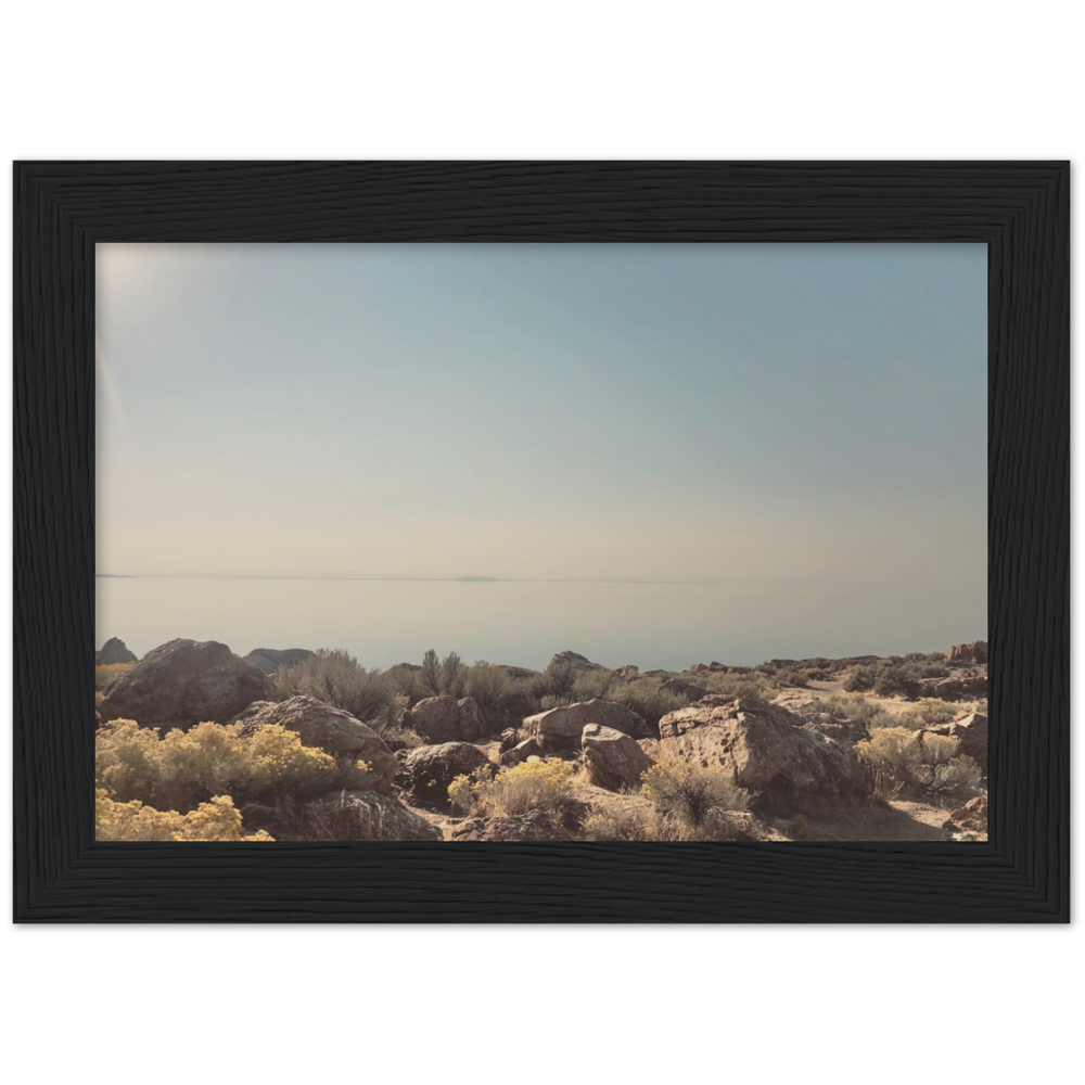 The Great Salt Lake, Utah Landscape Framed Photo Print 2/2