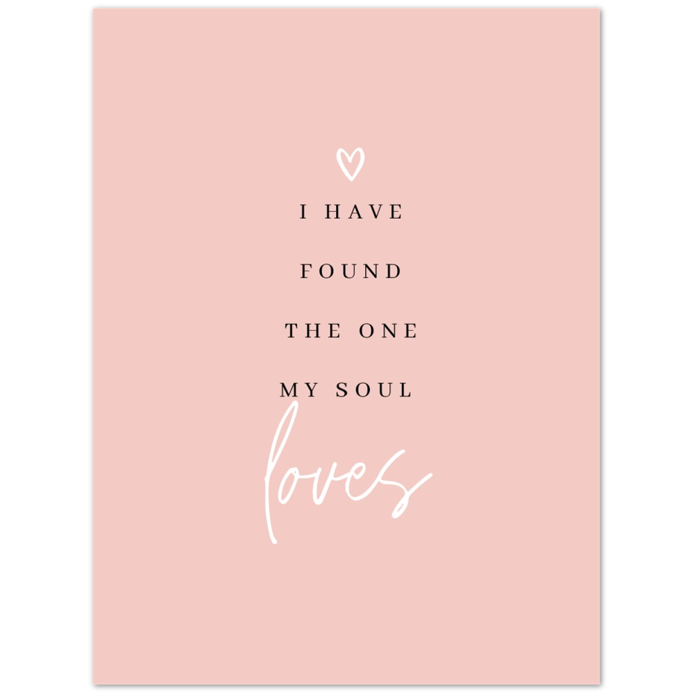 Bible Verse Poster Print - Song of Solomon 3:4