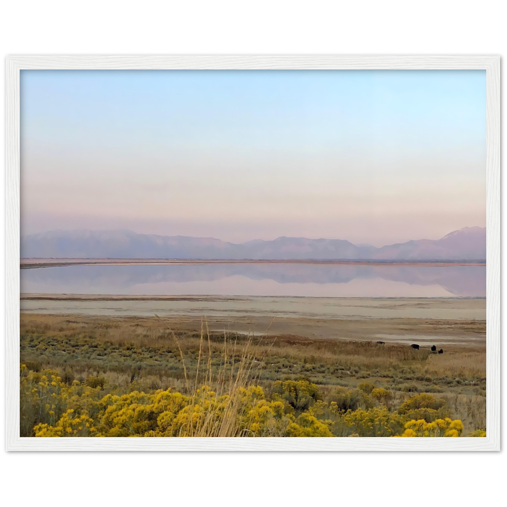 Salt Lake City, Utah Sunset 1/2 Framed Photo Print