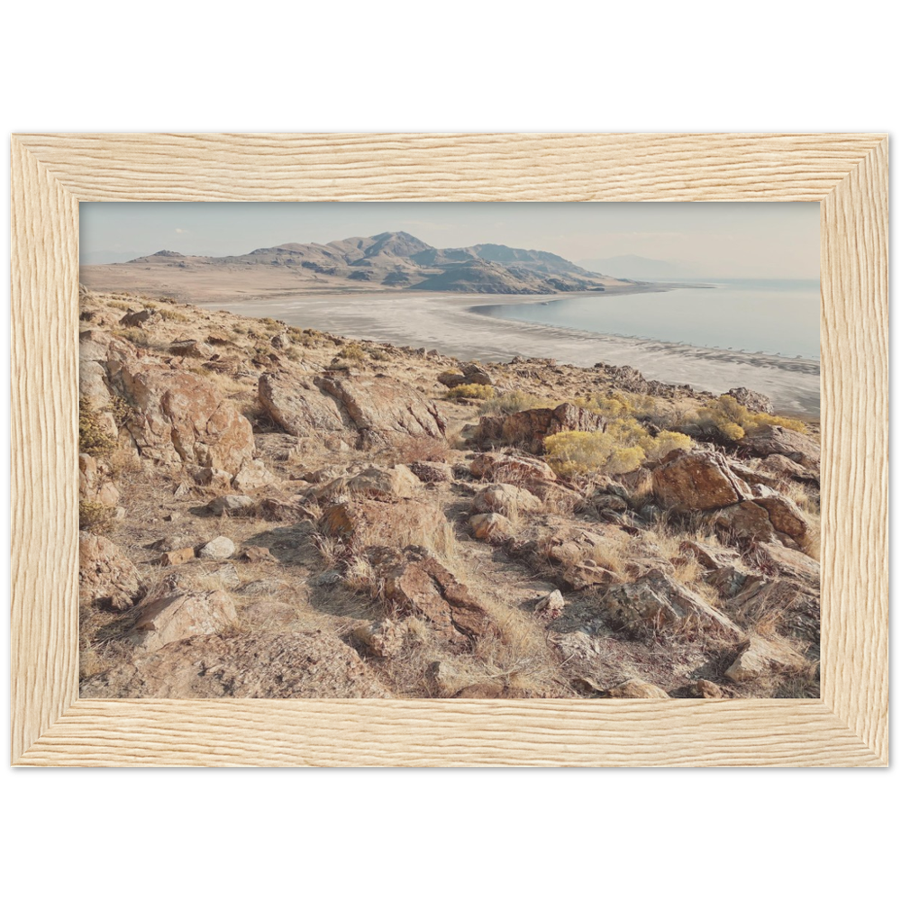 The Great Salt Lake, Utah Landscape Framed Photo Print 1/2