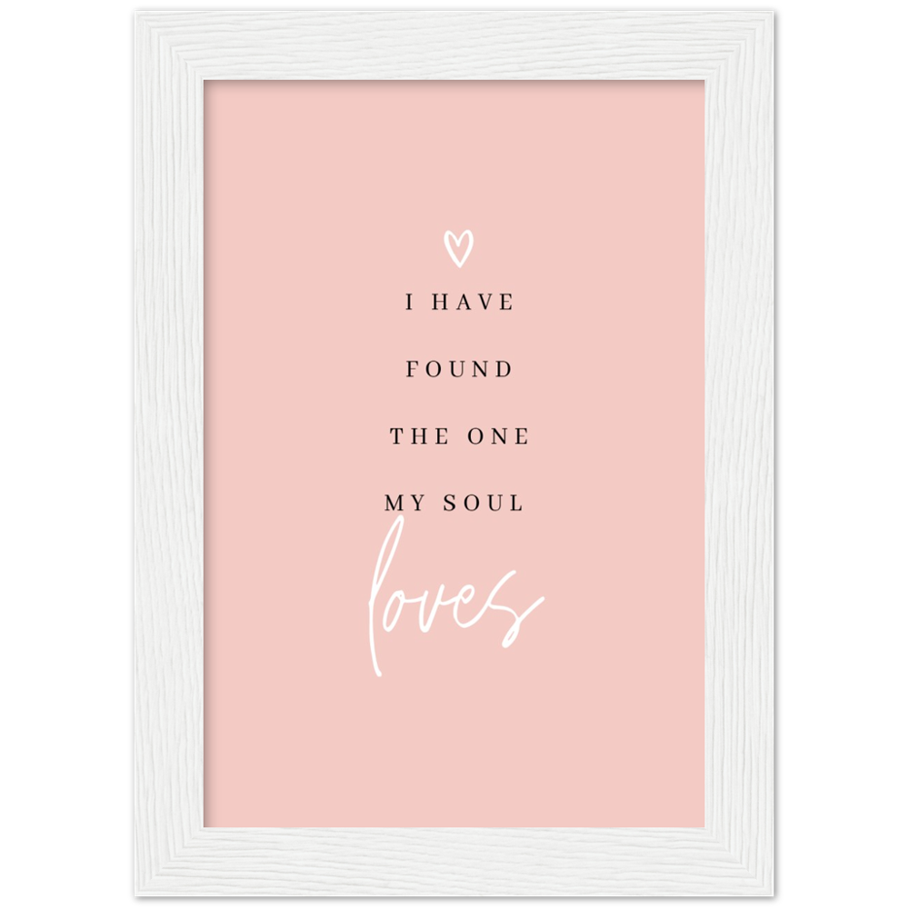 Bible Verse Framed Poster Print - Song of Solomon 3:4