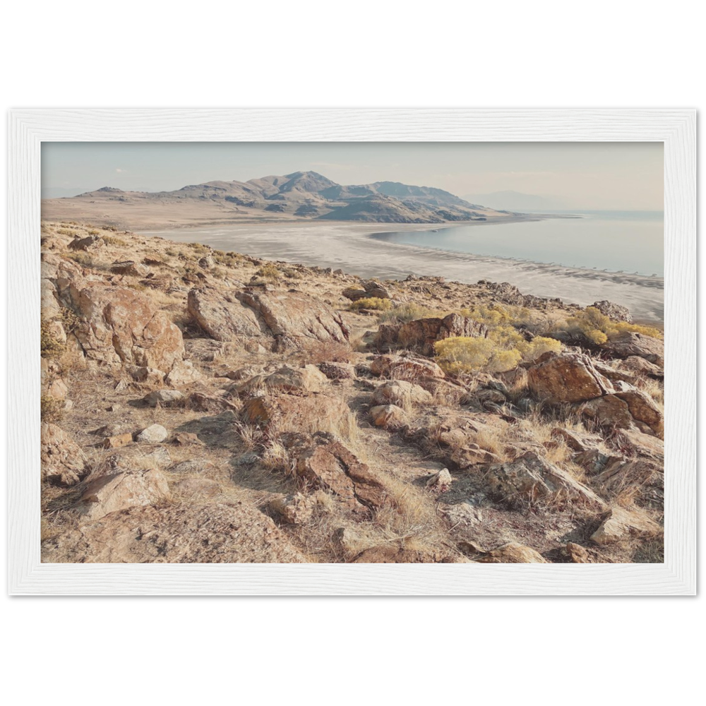 The Great Salt Lake, Utah Landscape Framed Photo Print 1/2