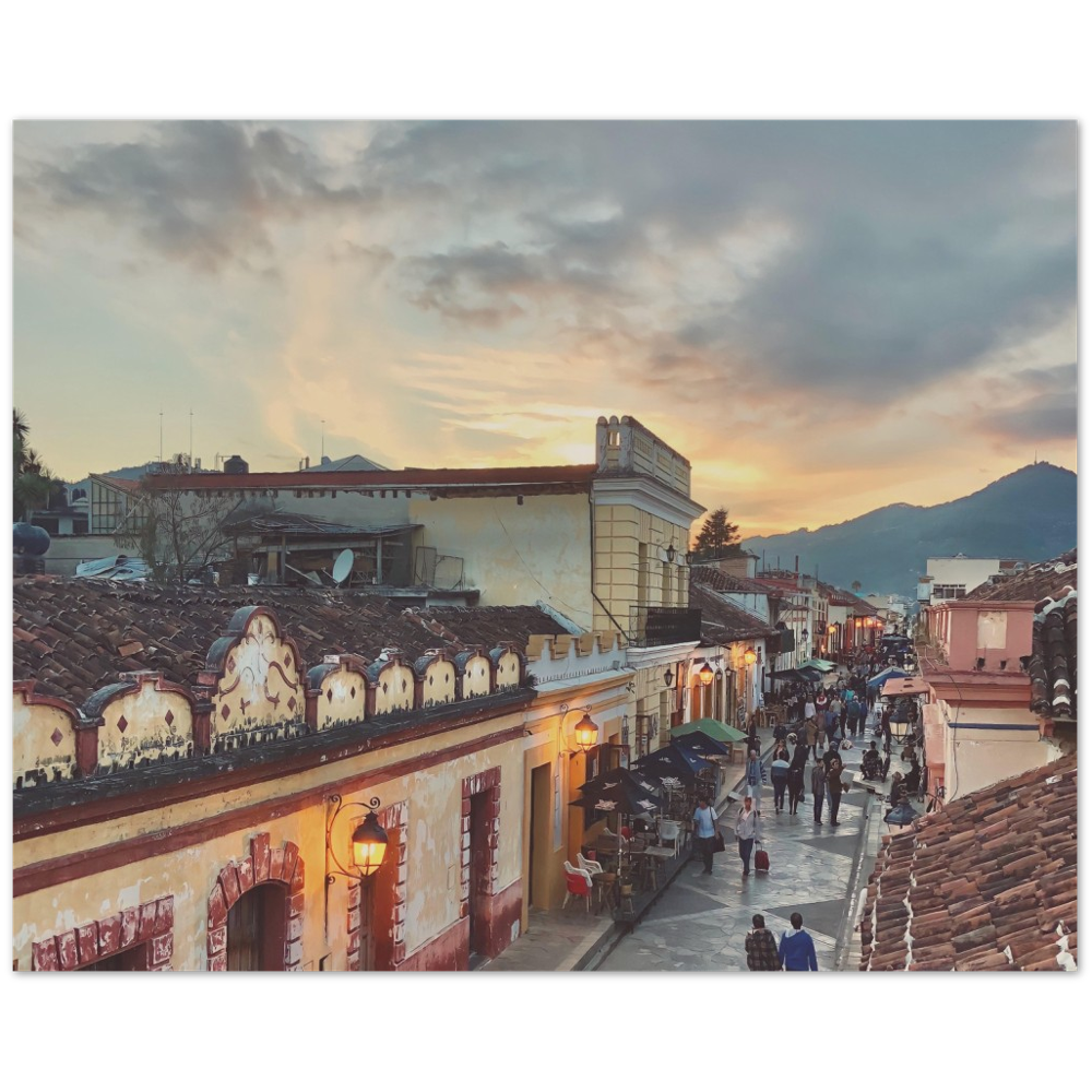 Sunset in San Cristobal de las Casas, Chiapas, Mexico Photo Print 2/2