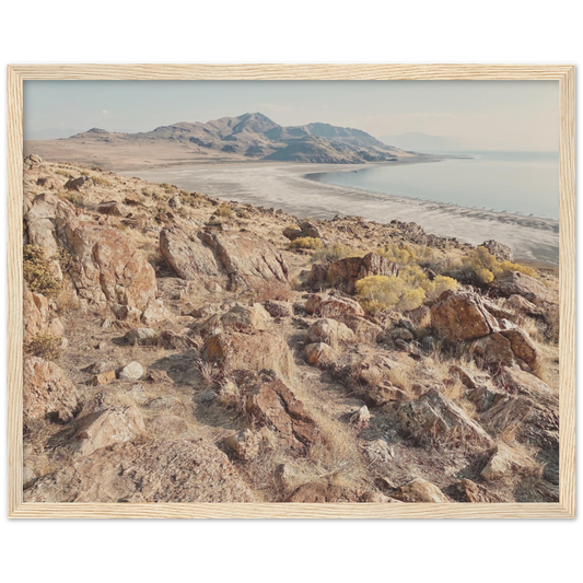 The Great Salt Lake, Utah Landscape Framed Photo Print 1/2