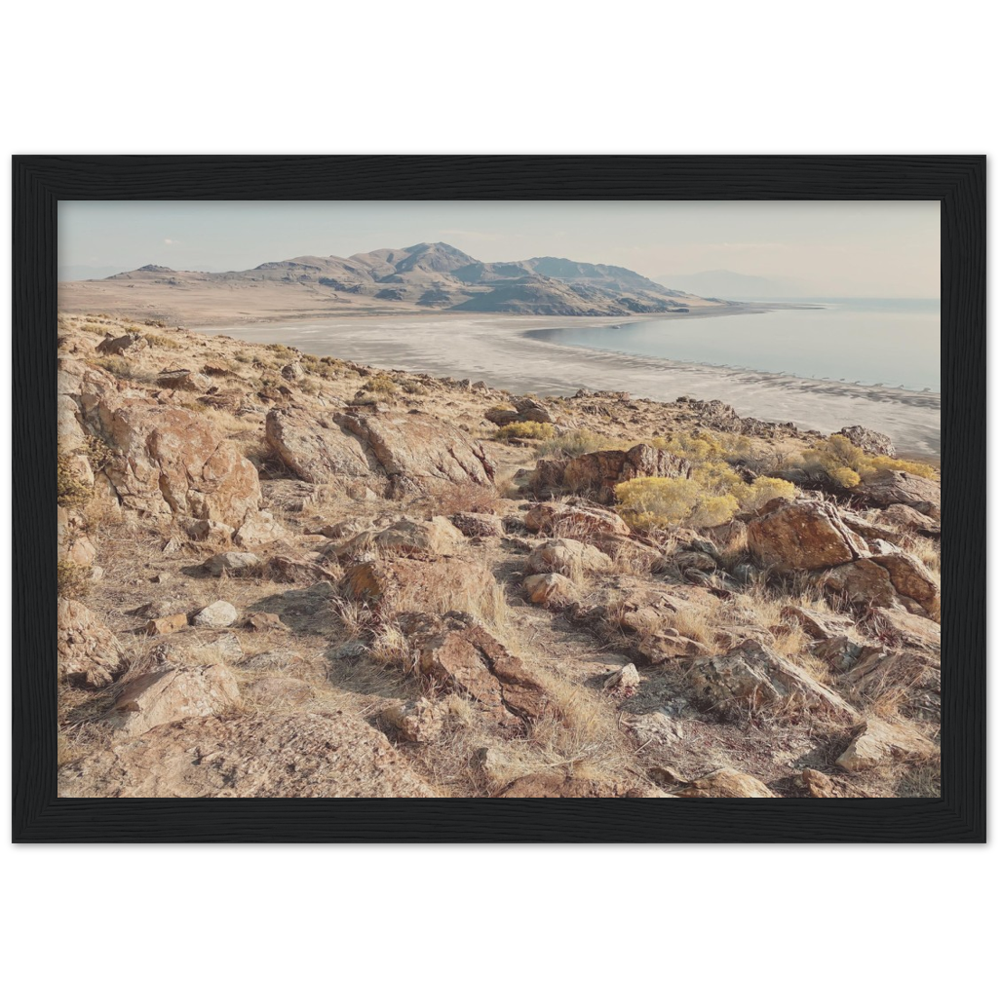 The Great Salt Lake, Utah Landscape Framed Photo Print 1/2