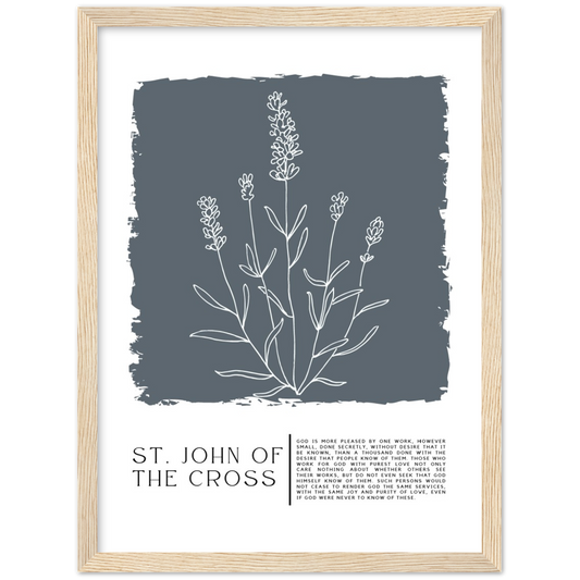 Catholic Prayer Framed Poster Print - St. John of the Cross