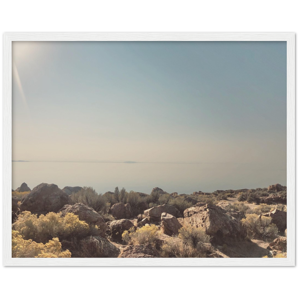 The Great Salt Lake, Utah Landscape Framed Photo Print 2/2