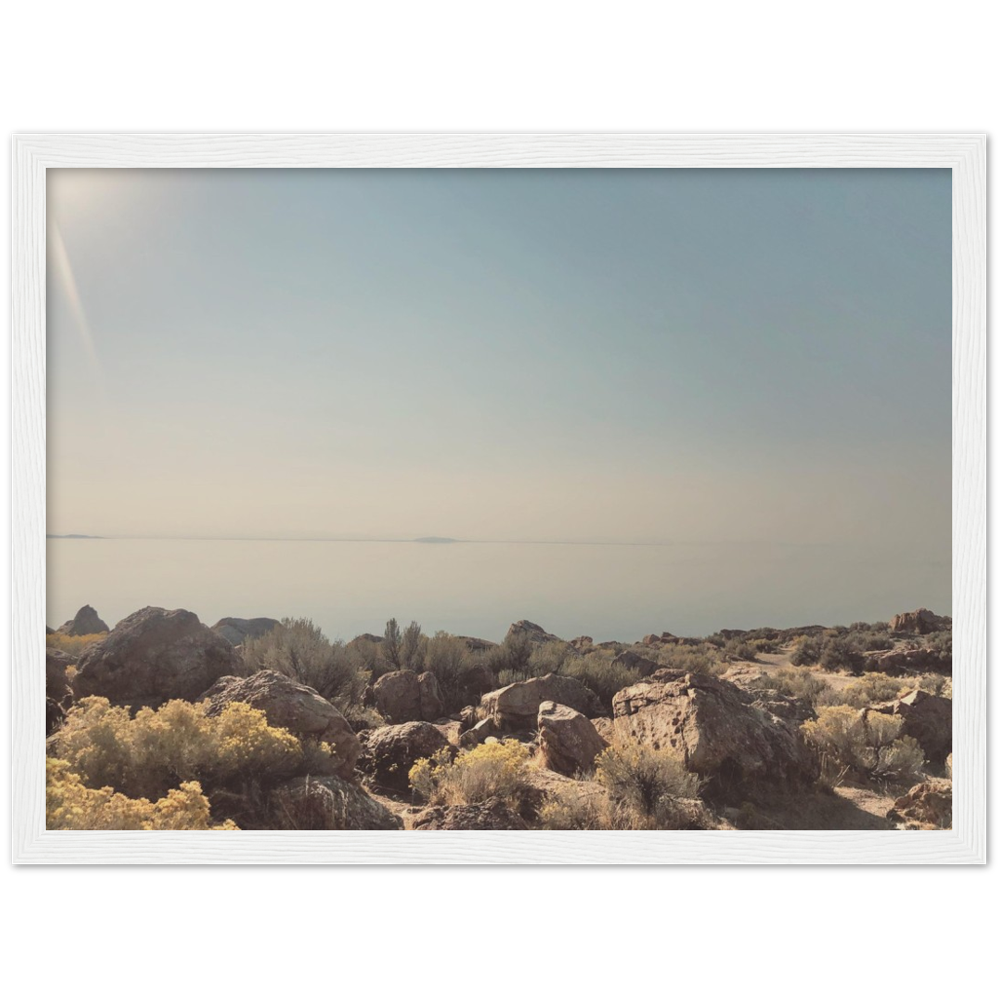 The Great Salt Lake, Utah Landscape Framed Photo Print 2/2