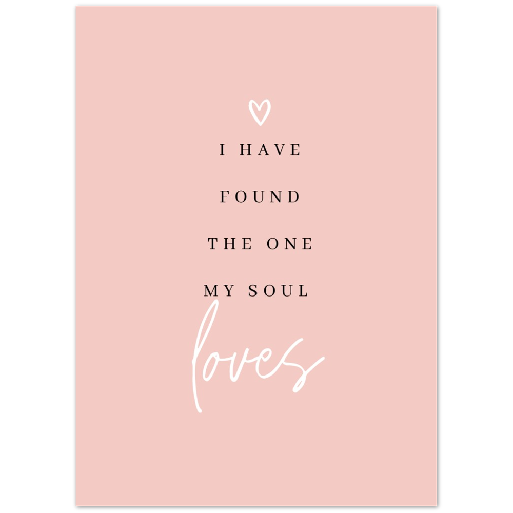 Bible Verse Poster Print - Song of Solomon 3:4