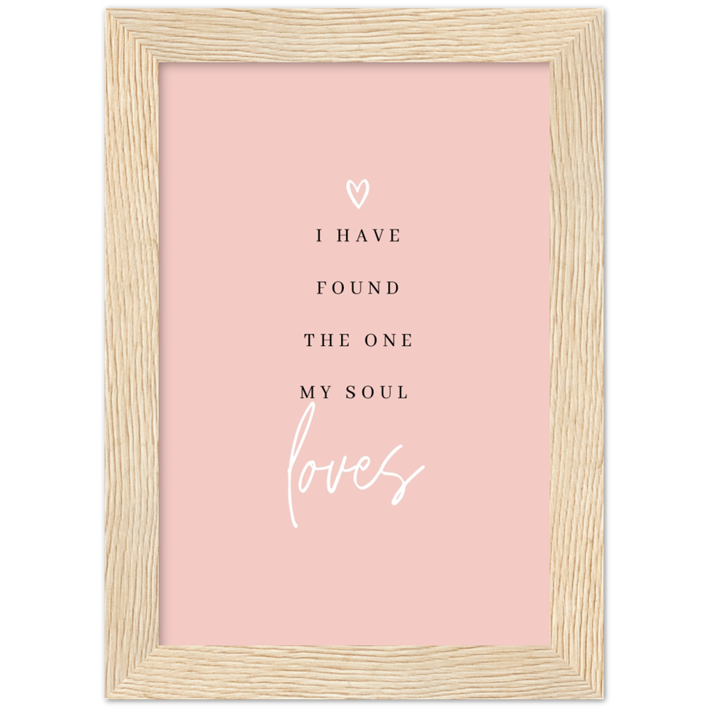 Bible Verse Framed Poster Print - Song of Solomon 3:4