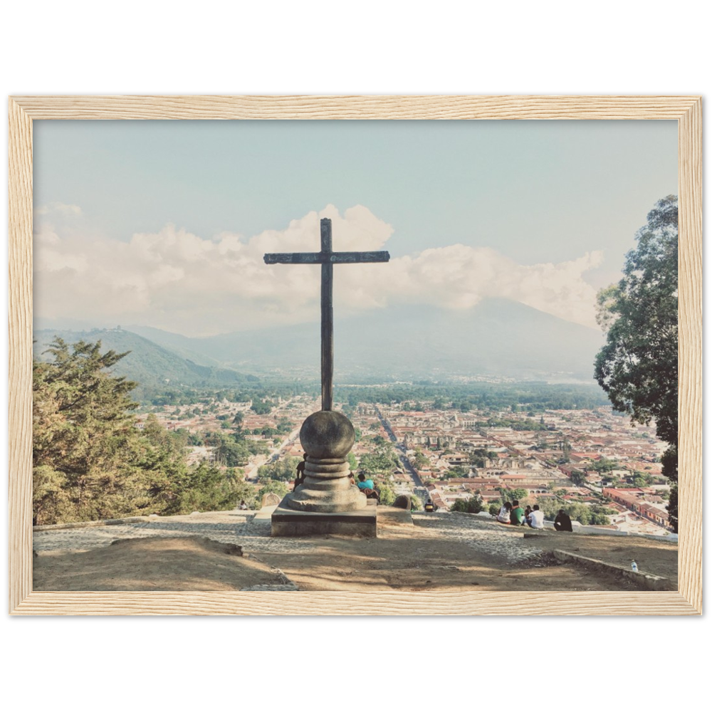 Cero De La Cruz Antigua, Guatemala Framed Photo Print