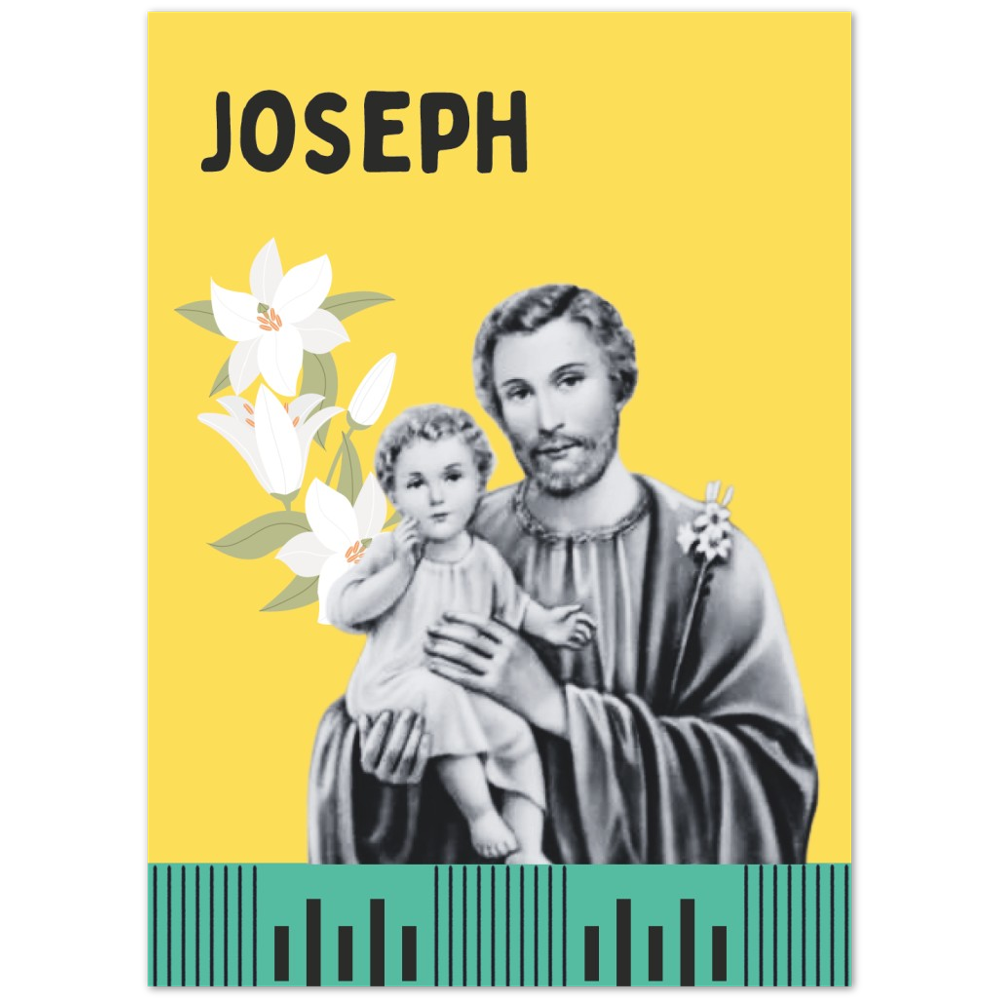 Pop Art Style Portrait of Joseph