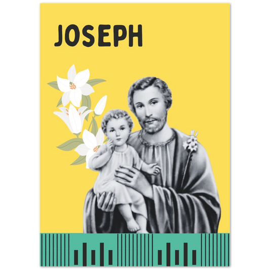 Pop Art Style Portrait of Joseph