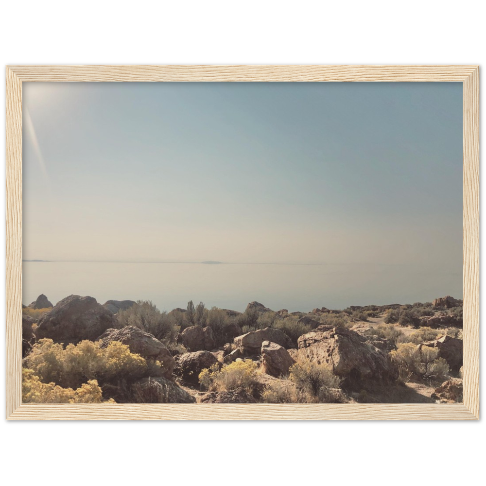 The Great Salt Lake, Utah Landscape Framed Photo Print 2/2