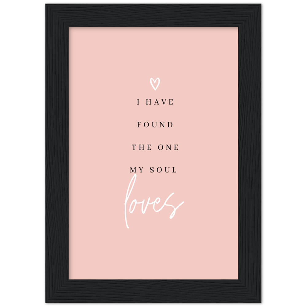 Bible Verse Framed Poster Print - Song of Solomon 3:4