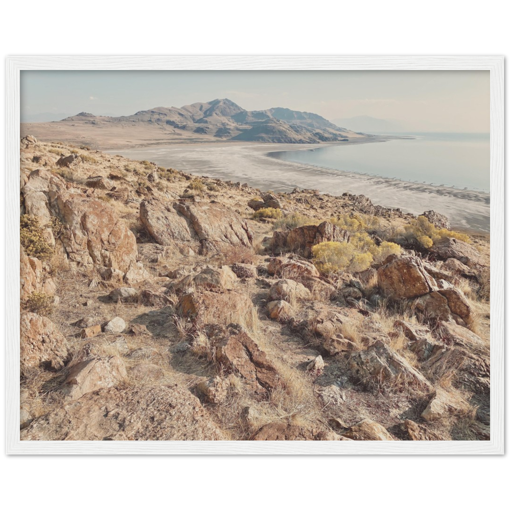 The Great Salt Lake, Utah Landscape Framed Photo Print 1/2