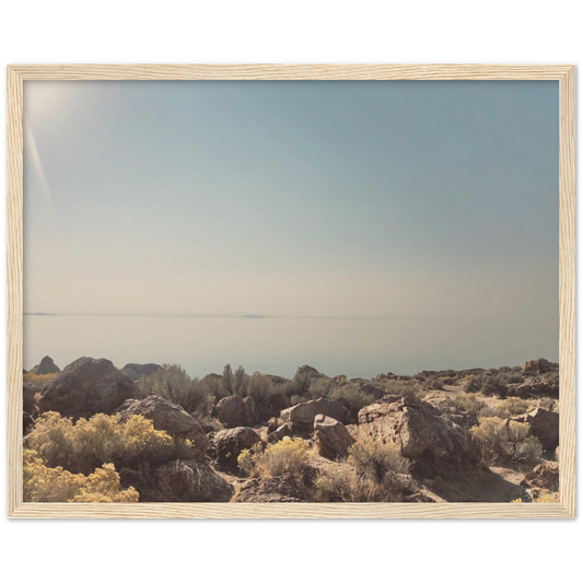 The Great Salt Lake, Utah Landscape Framed Photo Print 2/2