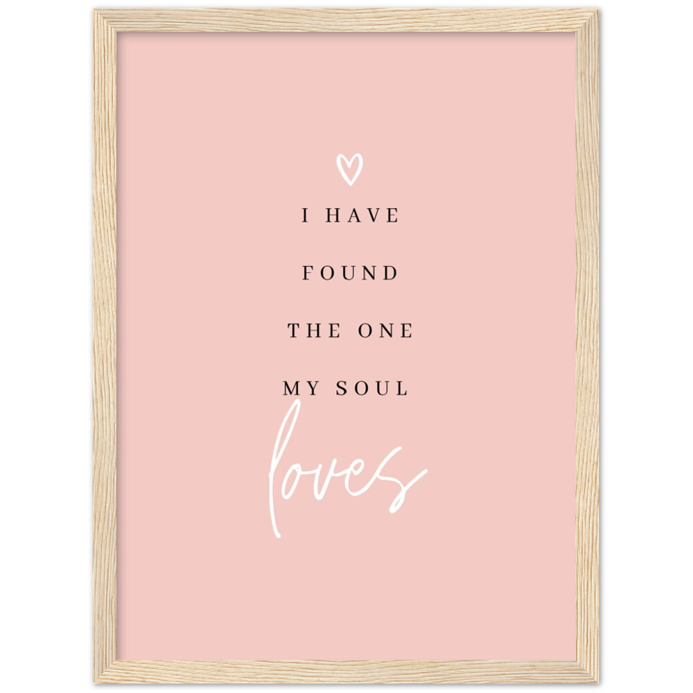 Bible Verse Framed Poster Print - Song of Solomon 3:4