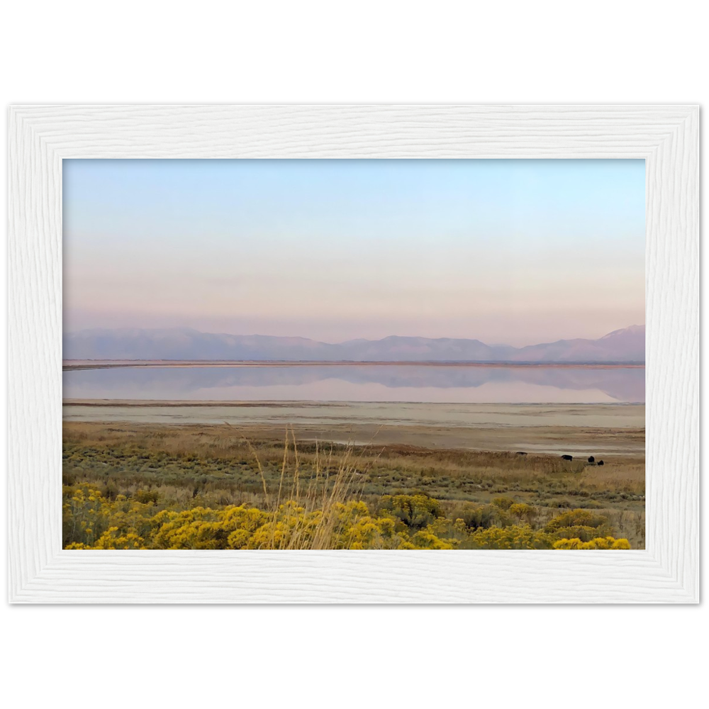 Salt Lake City, Utah Sunset 1/2 Framed Photo Print