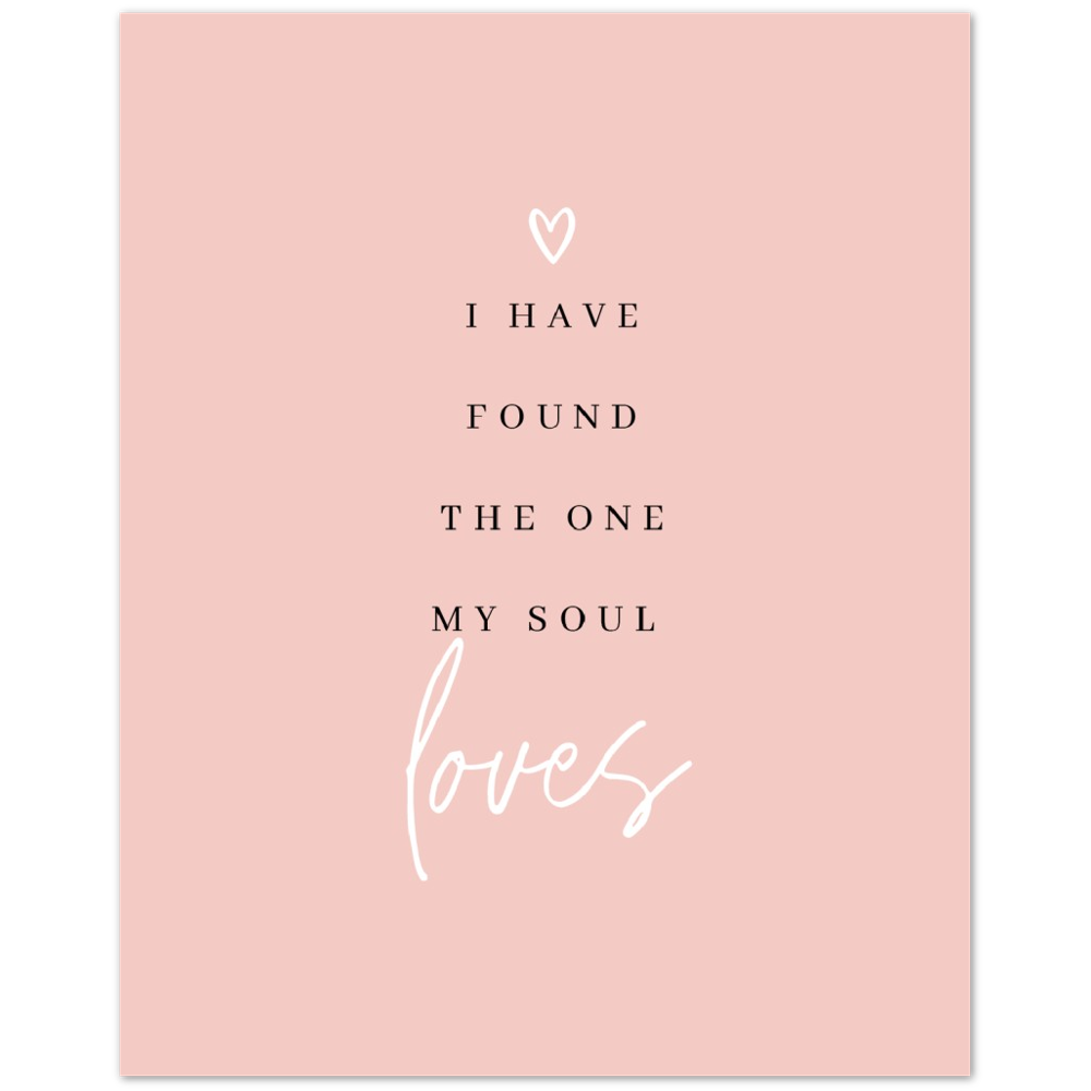 Bible Verse Poster Print - Song of Solomon 3:4