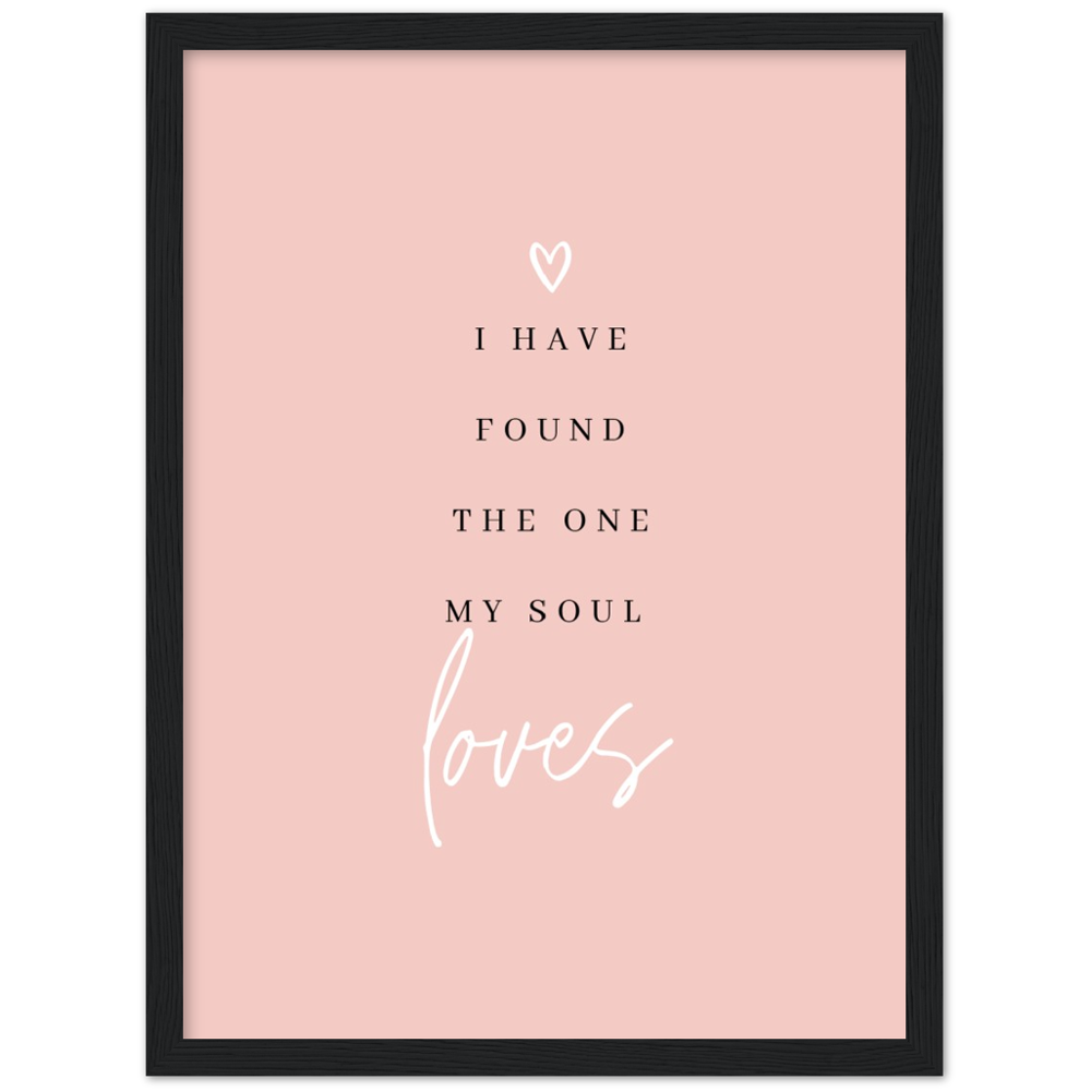 Bible Verse Framed Poster Print - Song of Solomon 3:4