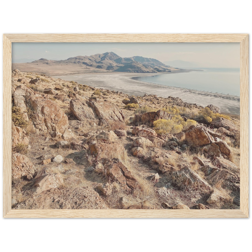 The Great Salt Lake, Utah Landscape Framed Photo Print 1/2