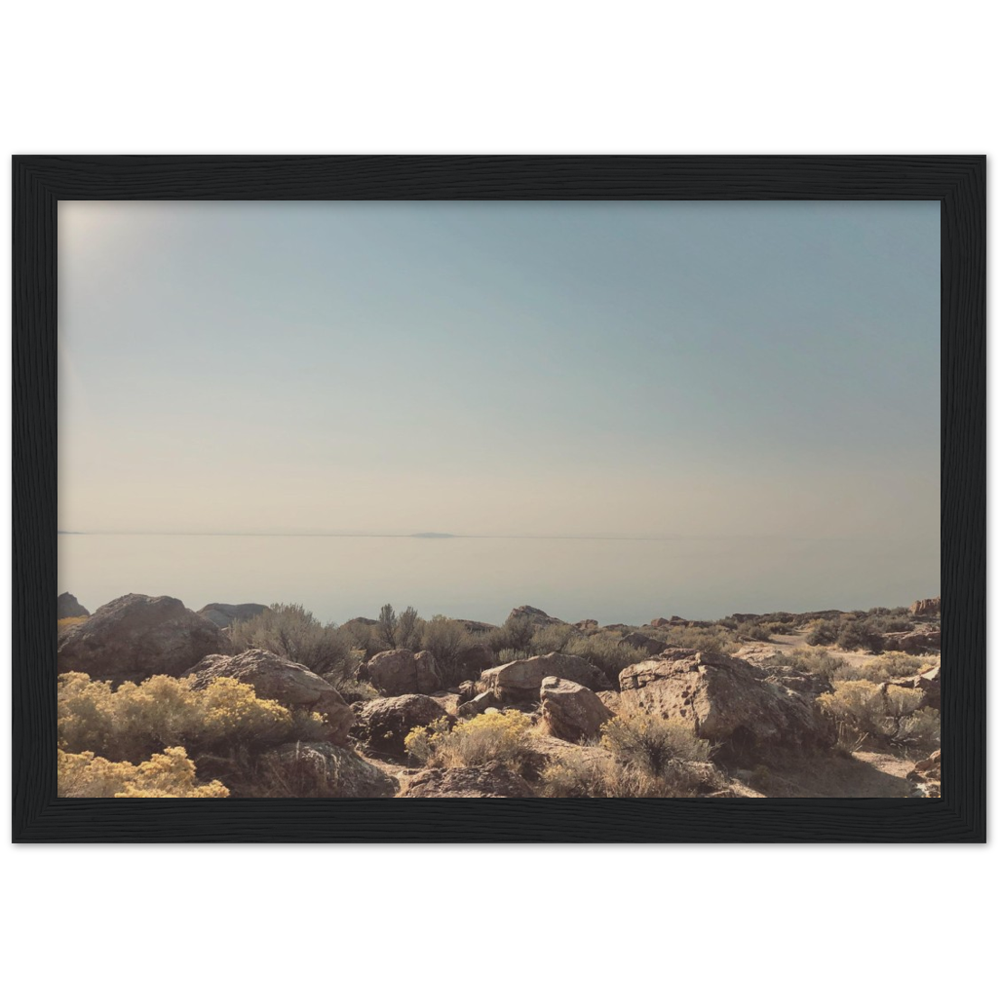 The Great Salt Lake, Utah Landscape Framed Photo Print 2/2