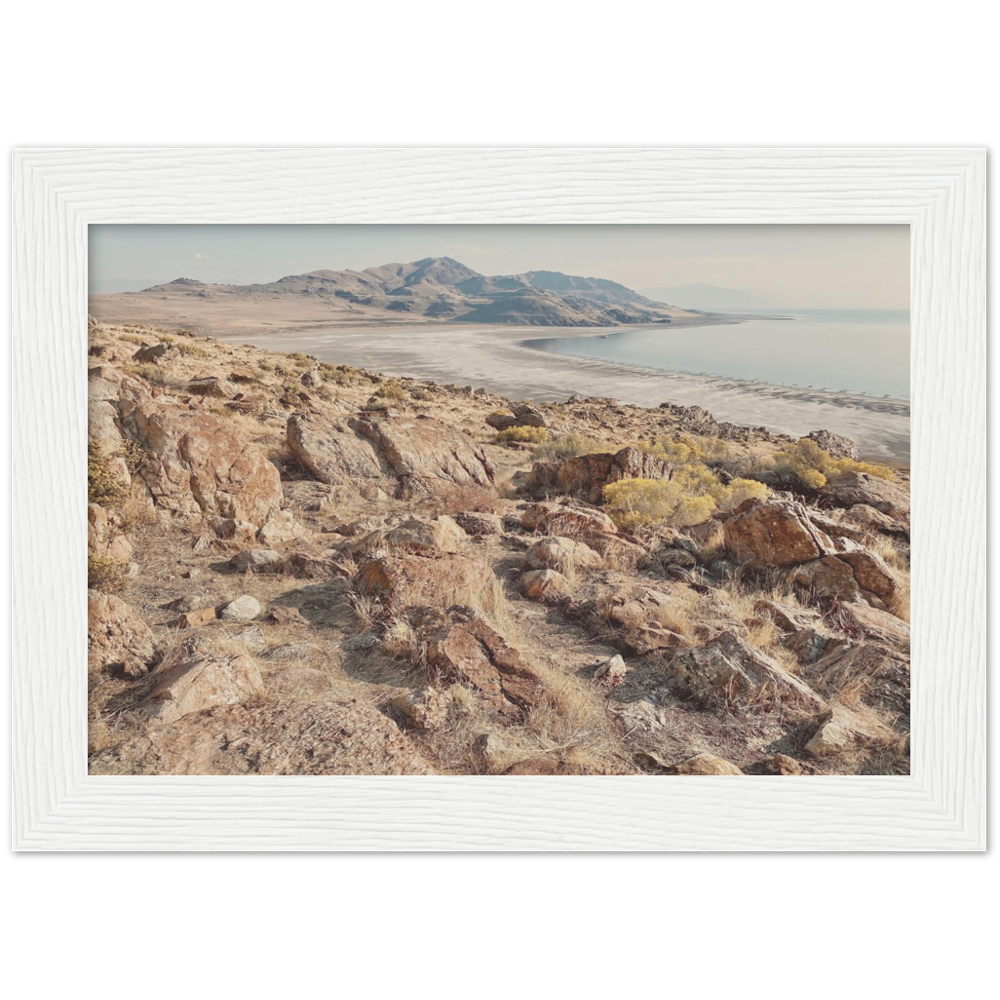 The Great Salt Lake, Utah Landscape Framed Photo Print 1/2