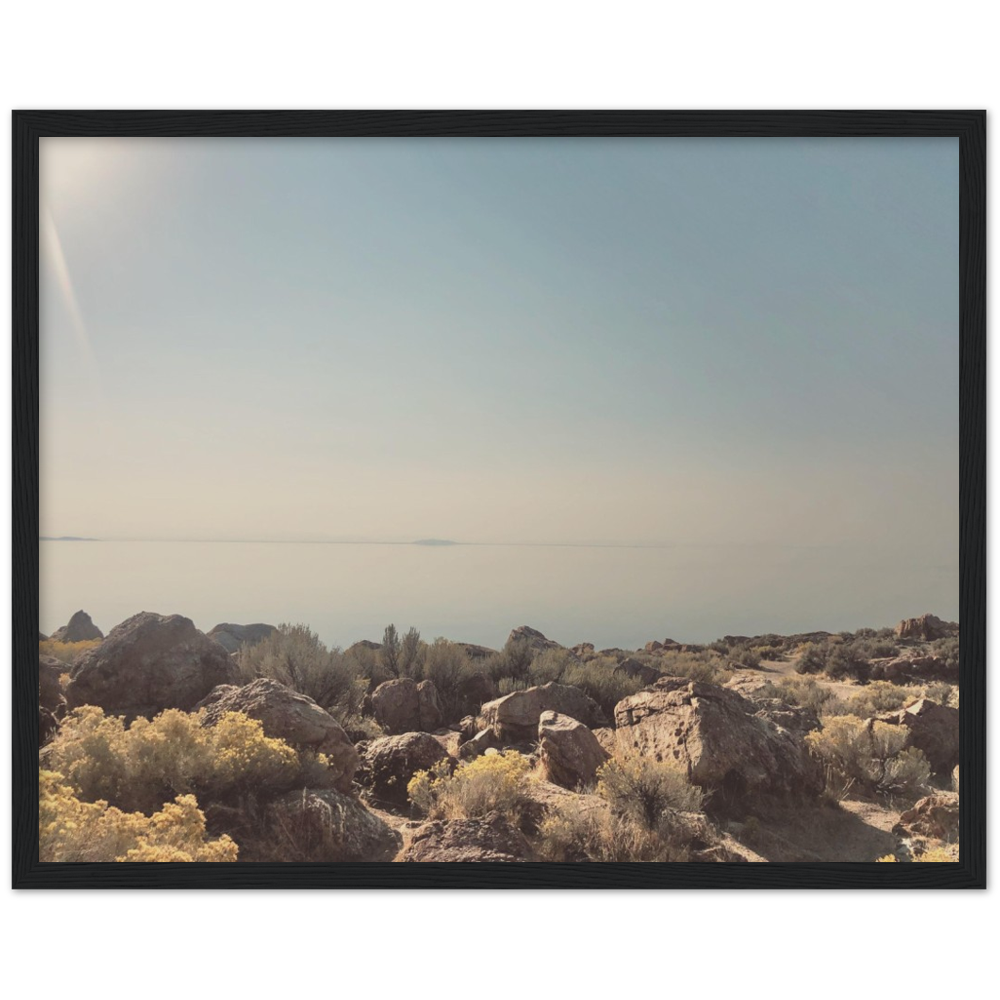 The Great Salt Lake, Utah Landscape Framed Photo Print 2/2