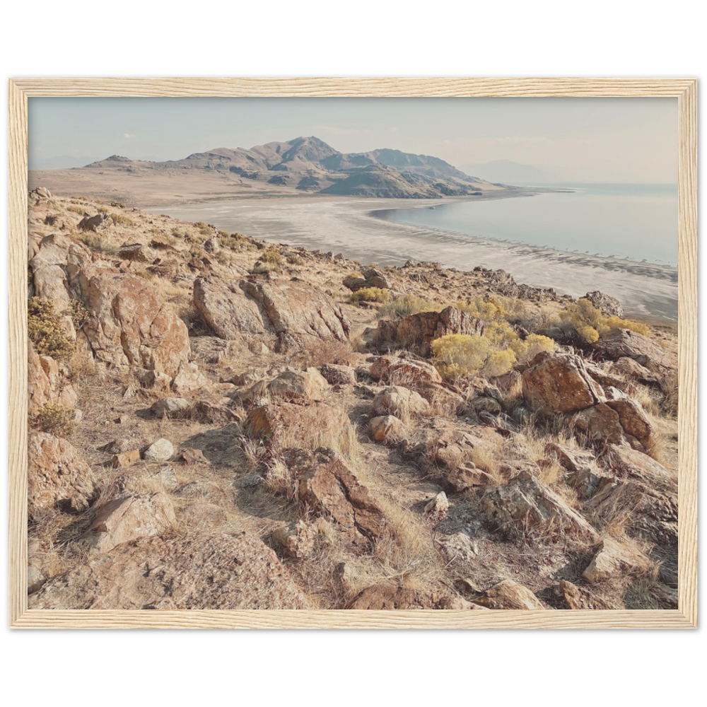 The Great Salt Lake, Utah Landscape Framed Photo Print 1/2