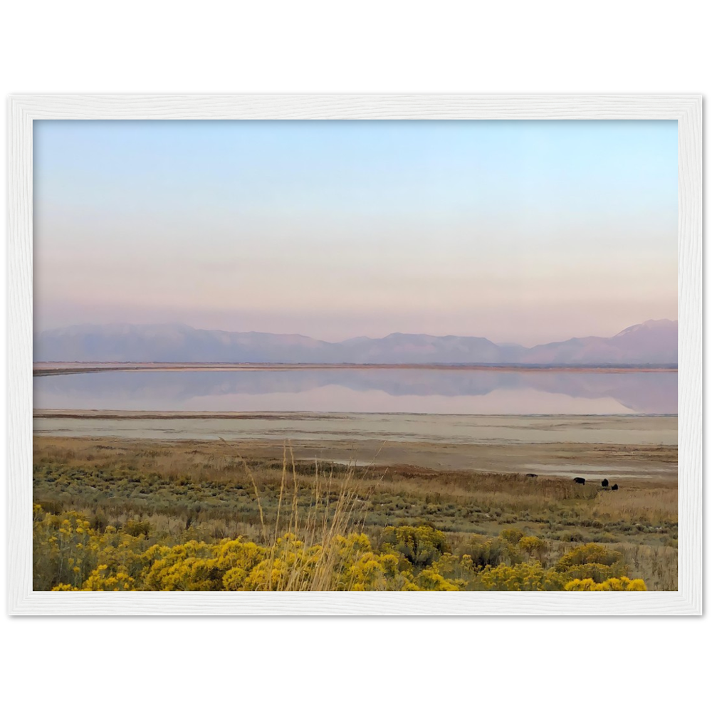 Salt Lake City, Utah Sunset 1/2 Framed Photo Print