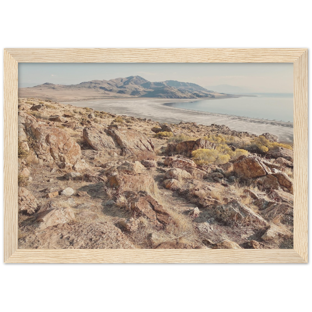 The Great Salt Lake, Utah Landscape Framed Photo Print 1/2