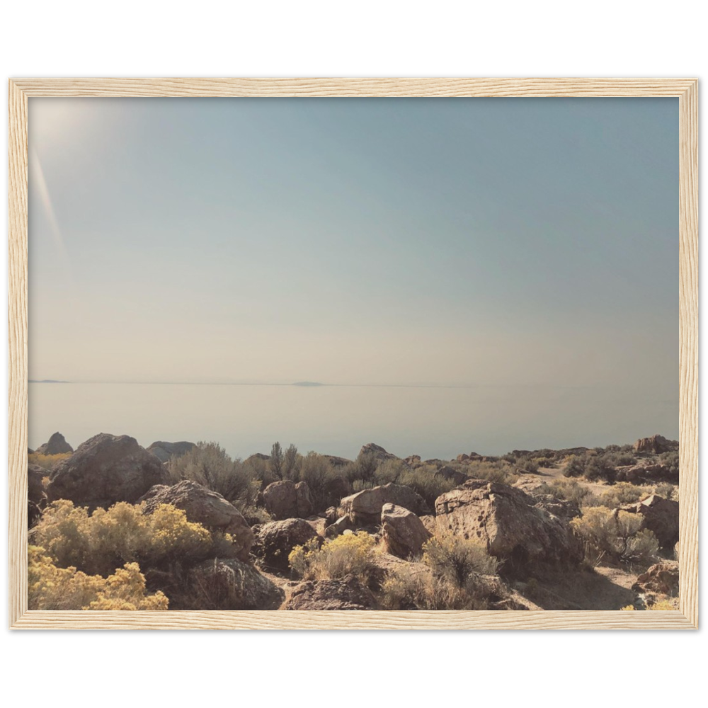 The Great Salt Lake, Utah Landscape Framed Photo Print 2/2