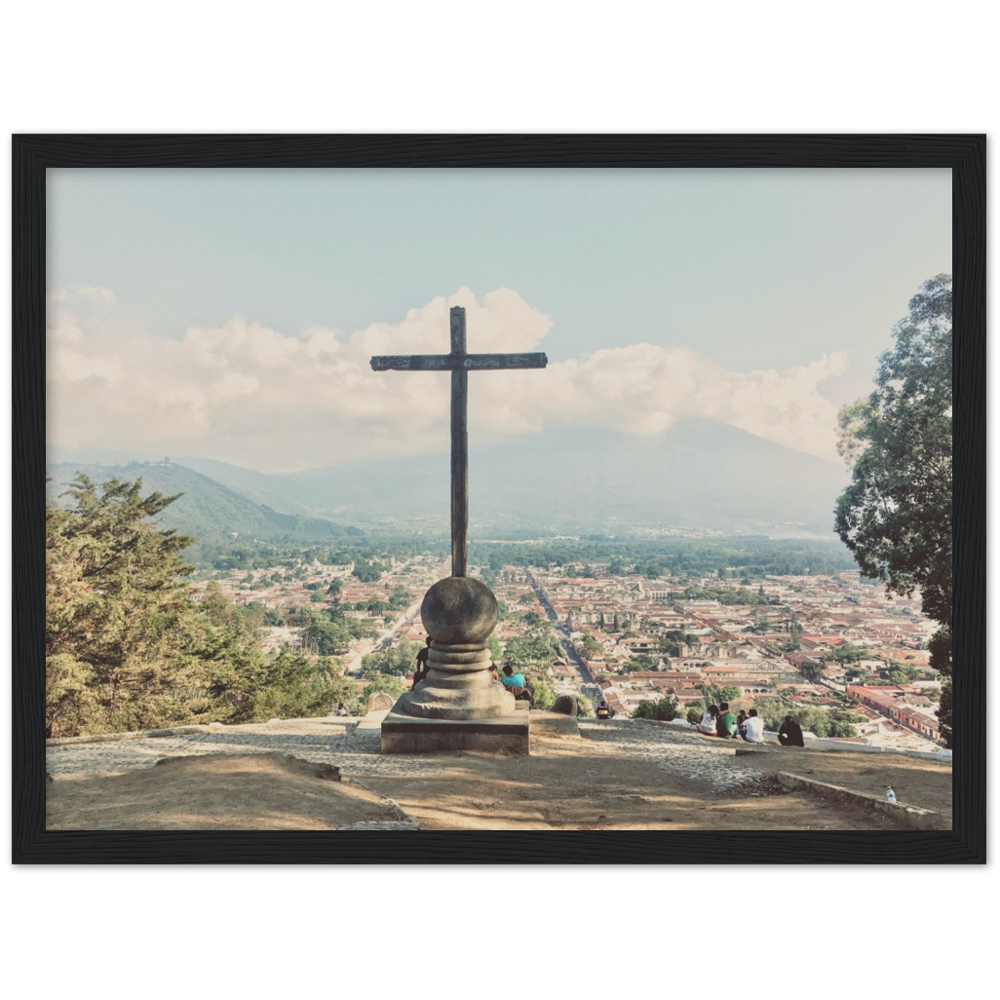 Cero De La Cruz Antigua, Guatemala Framed Photo Print