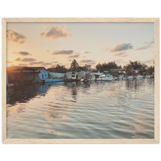 Sunset in Havana, Cuba Framed Photo Print