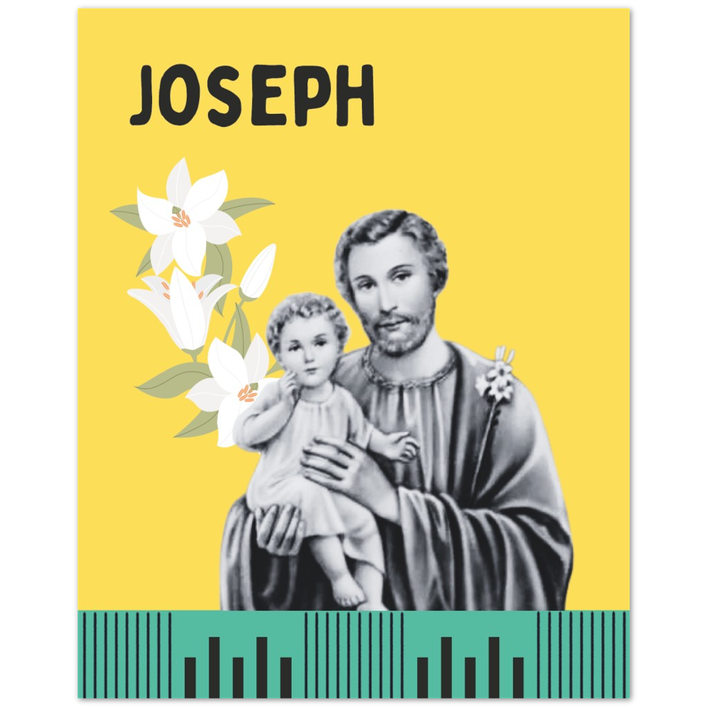 Pop Art Style Portrait of Joseph