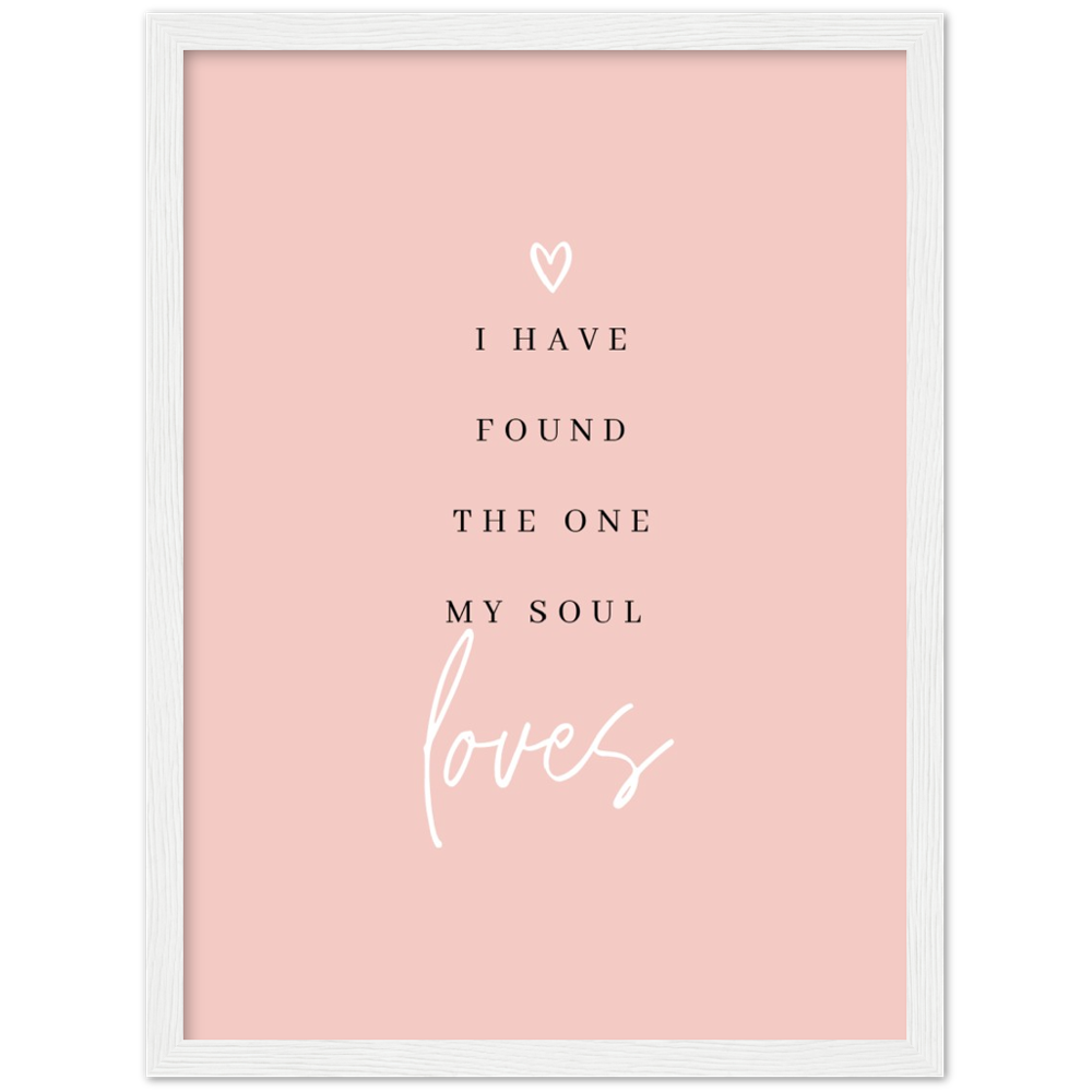 Bible Verse Framed Poster Print - Song of Solomon 3:4