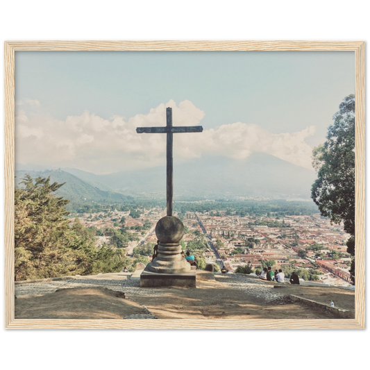 Cero De La Cruz Antigua, Guatemala Framed Photo Print